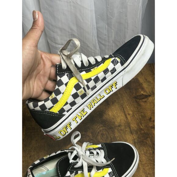 Vans X SpongeBob Squarepants Old Skool Off the Wall M 3.5 W 5 Checkered - Picture 8 of 11